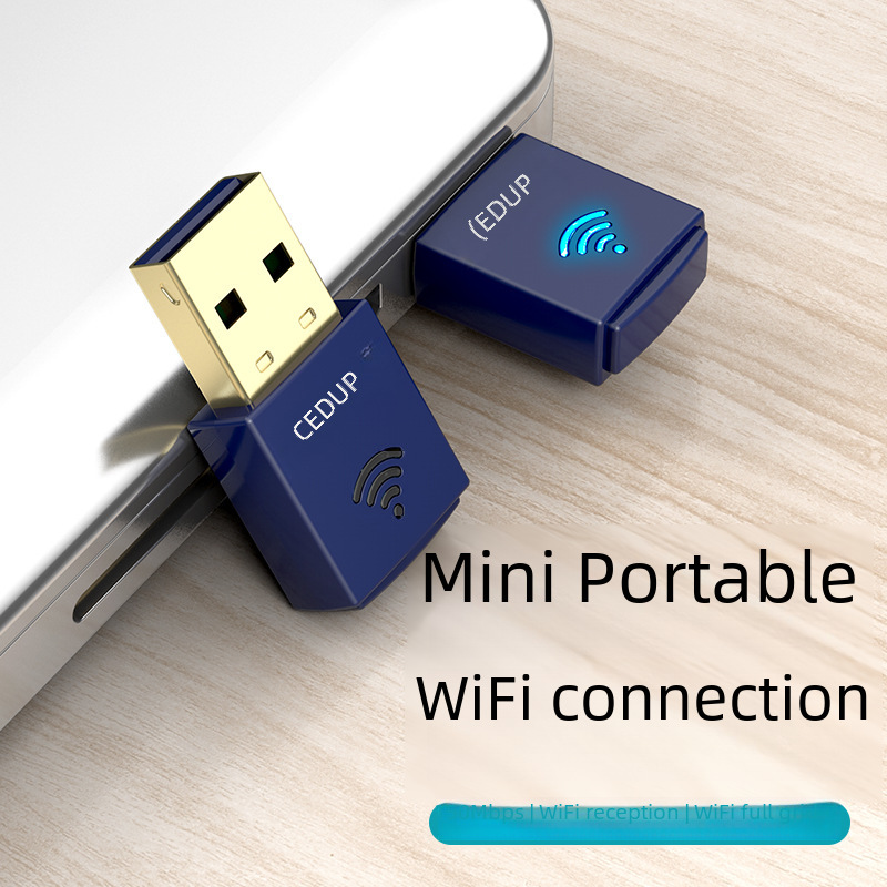 USB Small Mini Wireless Network Card Bluetooth Adapter Network Card Bluetooth Two-In-One Rtl8723Bu Chip
