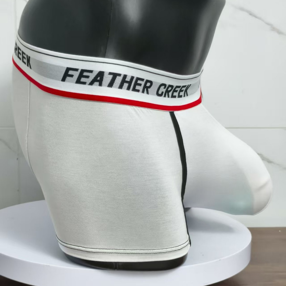 Men's U-Shaped Boxer Briefs with Separate Pouch, Solid Color Boxer Shorts, Sexy and Enhancing