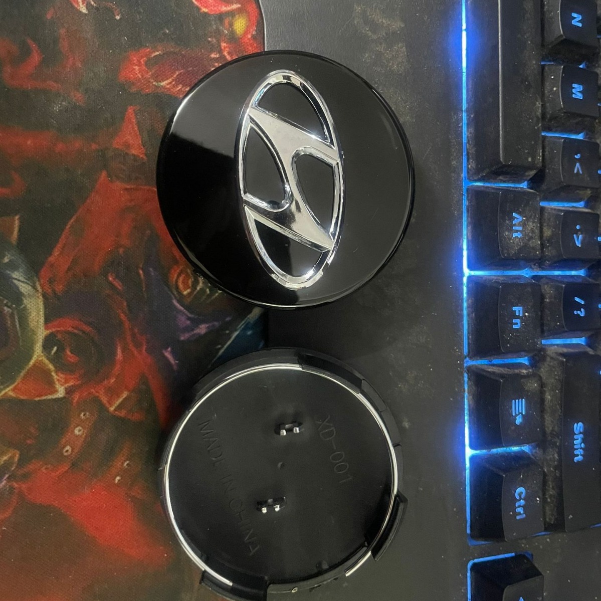 Suitable for Hyundai Yuedong wheel hub cover 60MM lead IX35 Santa Fe tire center cover standard car standard cover