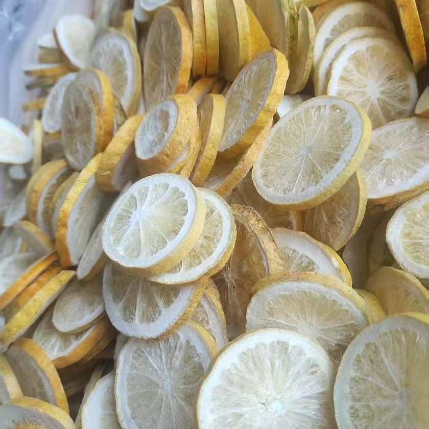 Freeze Dried Lemon 2025 New Dried Lemon Tea Bulk Sugar-Free Dried Lemon Flower and Fruit Tea Freeze Dried Lemon slices