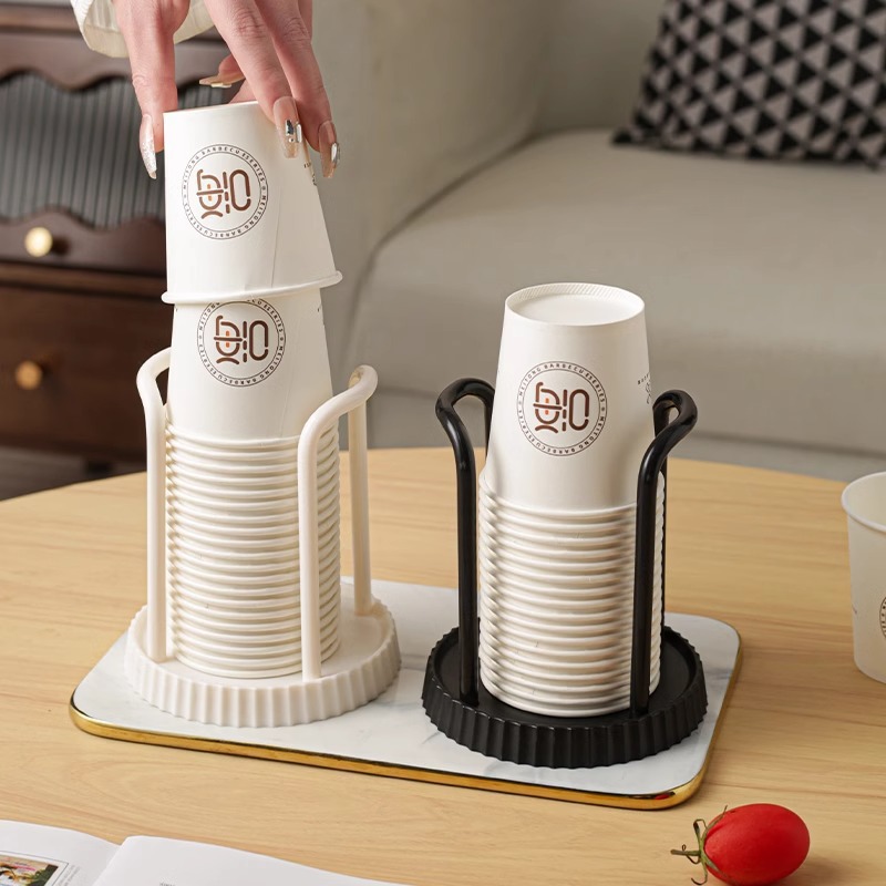 Disposable Cup Holder Water Dispenser Paper Cup Storage Rack Milk Tea Coffee Shop Bar Home Kitchen Cup Taker