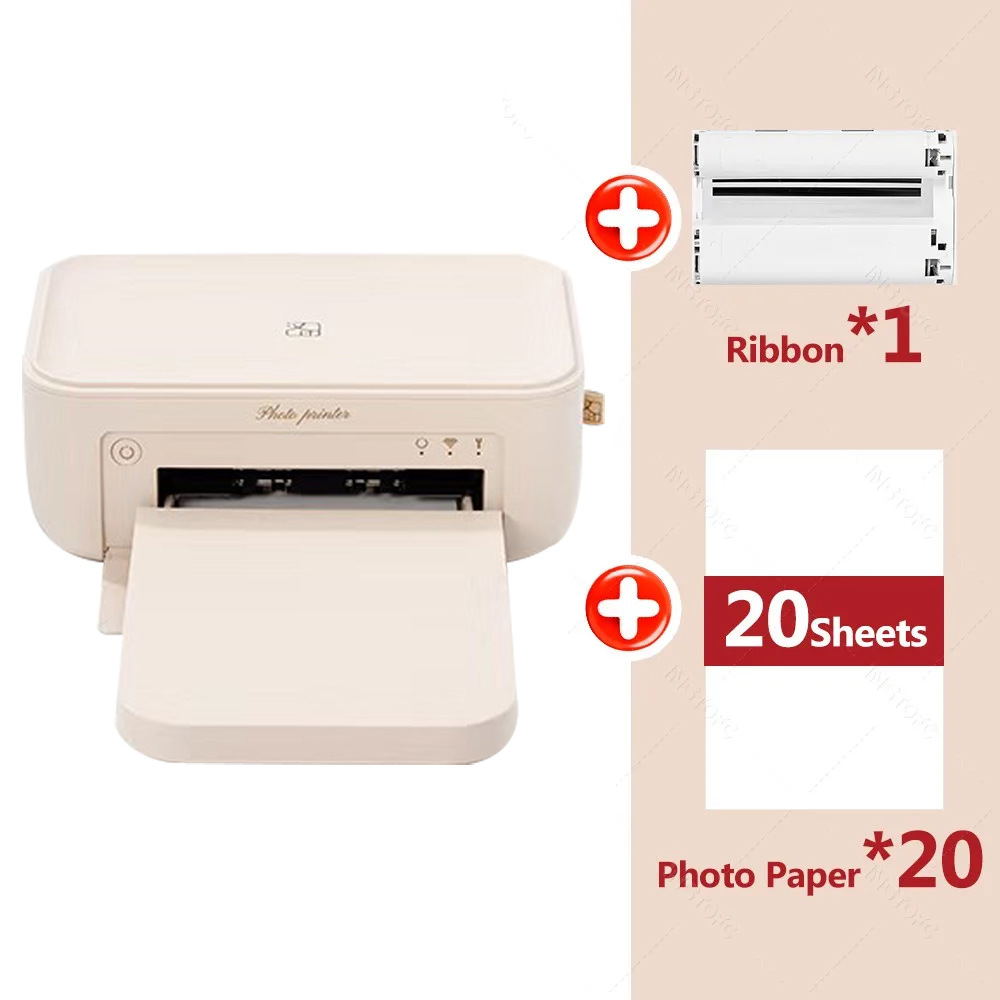 Cross-Border English Version of Hanyin 4X6In Photo Printer Cp4100 Home Small Mobile Phone Photo Printer
