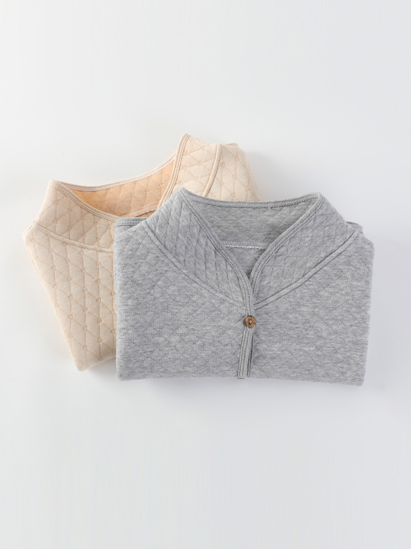 Autumn and Winter fleece-lined warm shoulder pad baby mom confinement shawl postpartum nursing cotton cape shoulder pad neck cold-proof waistcoat