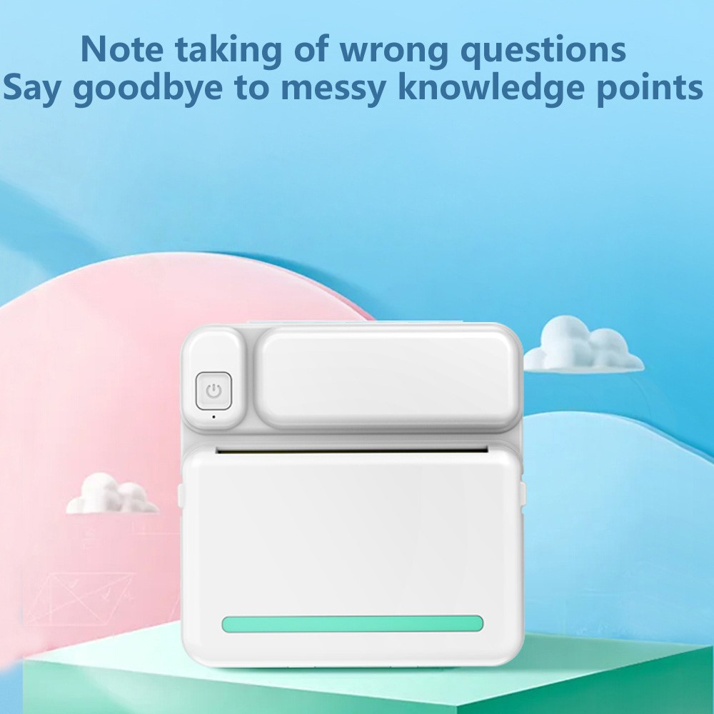 C19 Cross-Border Mini Thermal Label Pocket Convenient Small Error Document Printer Wireless Bluetooth Printing