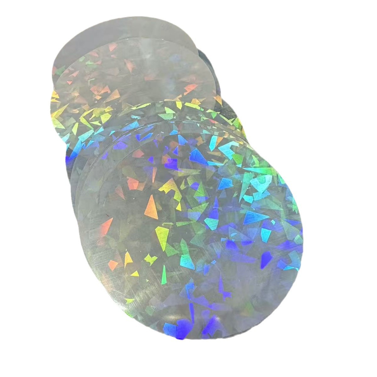 Tinplate badge yum laser transparent round protective film double flash yum millet peripheral accessories broken glass film