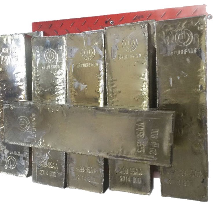 Electroplating Raw Materials Are Available in Stock, Tin Ingots, Yunnan Tin Brand Tin Ingots, Sn99.90% Tin Blocks, High Purity Tin Plates