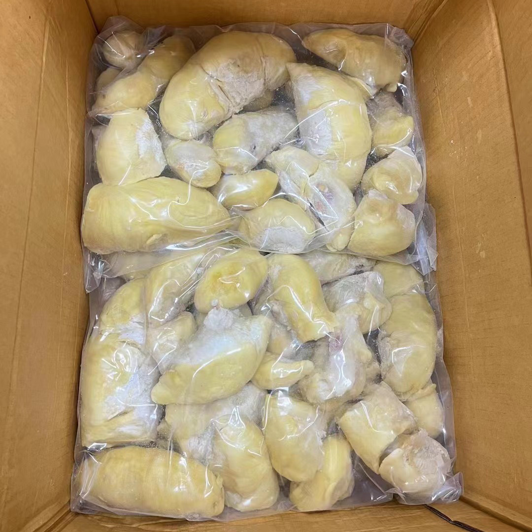 Fresh Imported Thai Golden Pillow Durian Flavor Frozen Durian Fruit Seedless 3kg Commercial Aaa Wholesale First-Hand Supply