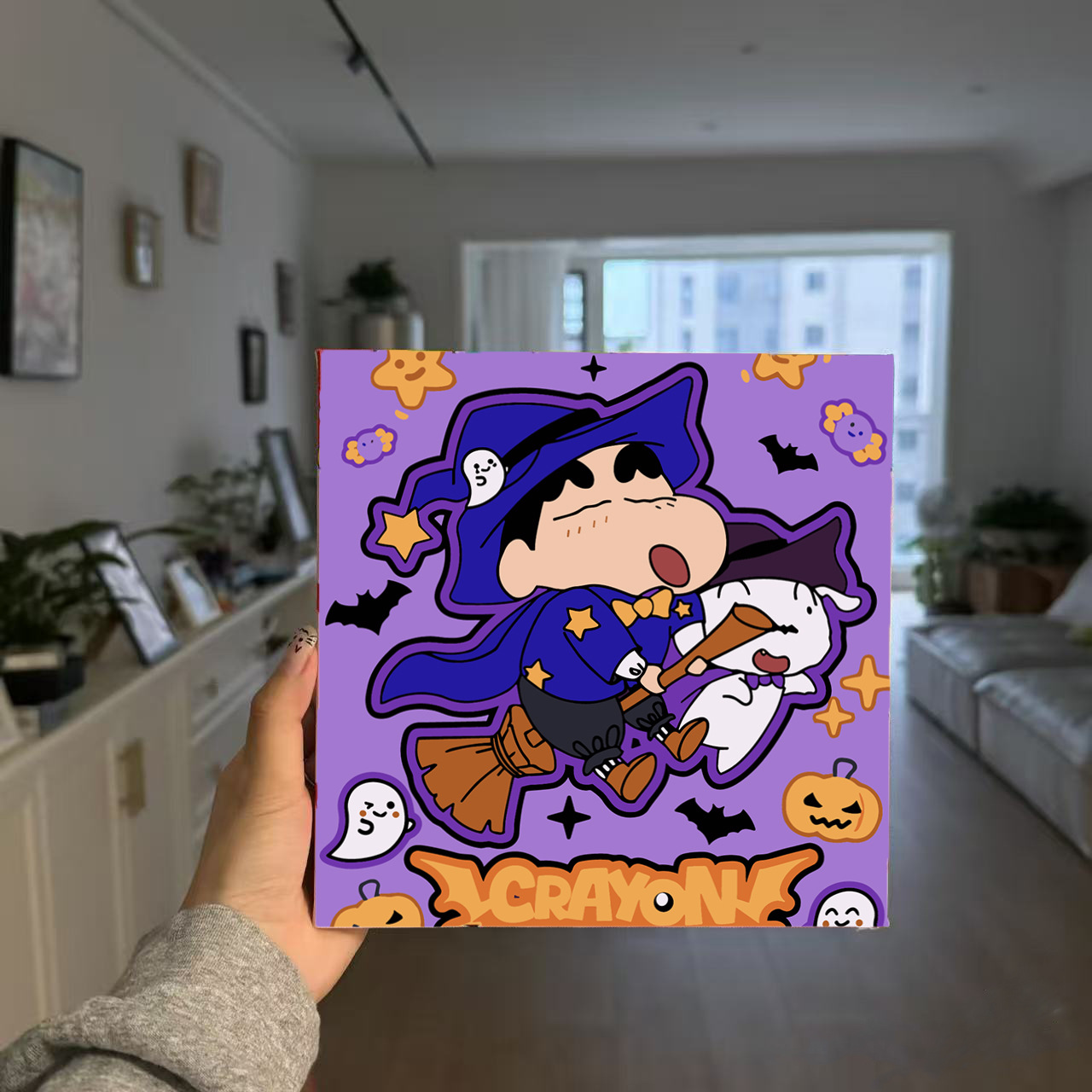 Digital Oil Painting DIY Hand-Filled Acrylic Paint Cartoon Decompression Living Room 20*20 Decorative Painting Source Factory Wholesale