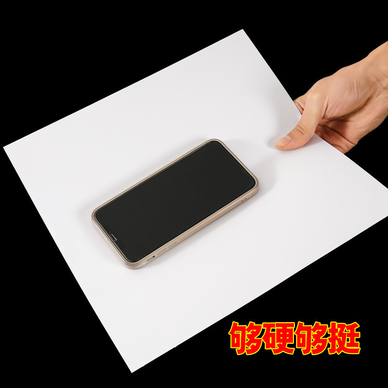 Dutch White Cardboard Square Painting Hand-Painted Newspaper Marker Pen Special Paper Hard Thick Art White Cardboard 25