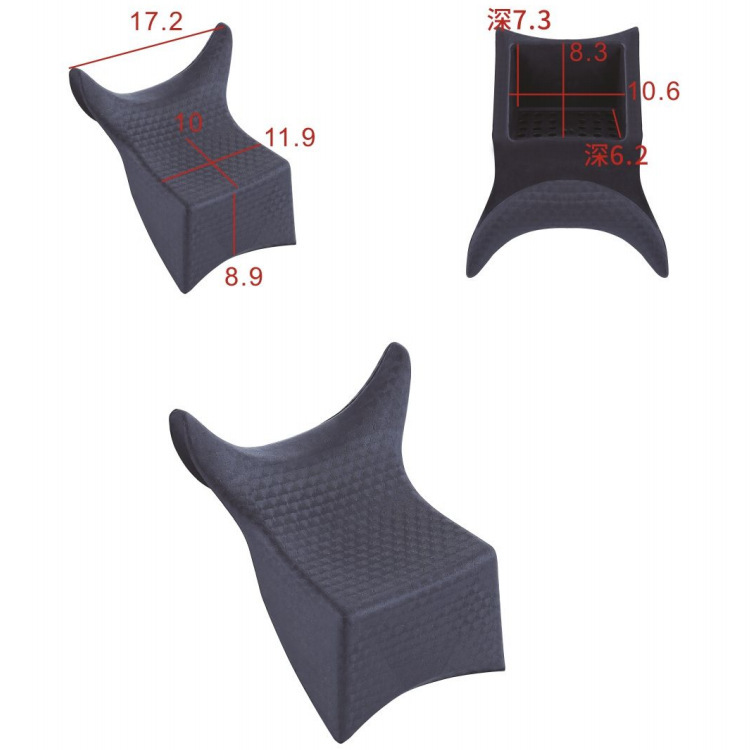 Sipu shampoo bed pillow ceramic basin shampoo basin pillow foreign trade export PVC large curved neck pillow wholesale