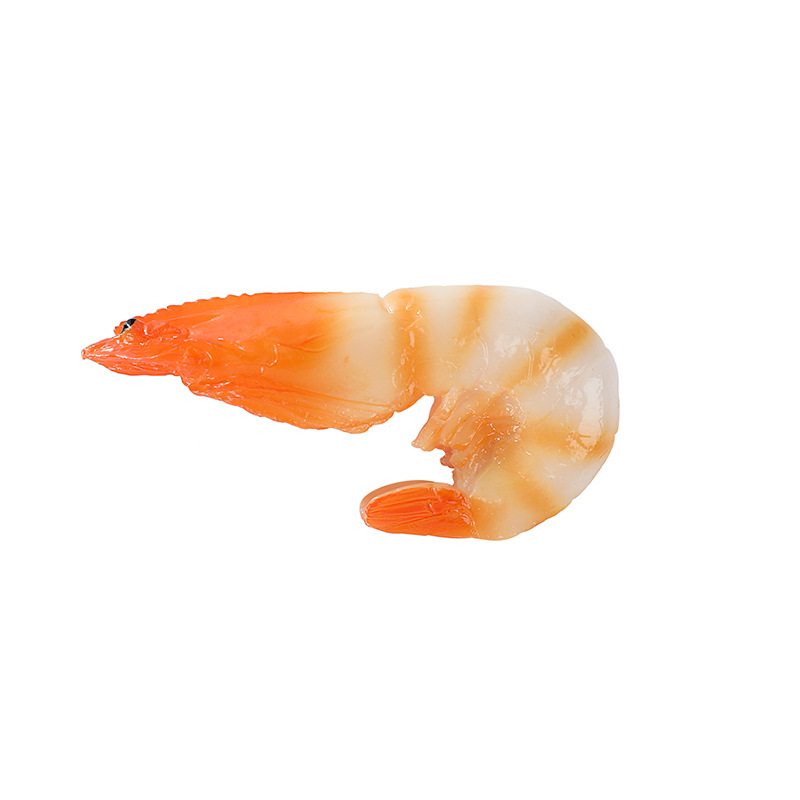 Simulation Shrimp Model PVC Sea Shrimp Keychain Red Shrimp Shrimp Shrimp Model Children's Play Toy