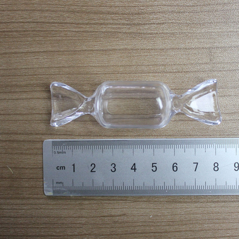 Creative box acrylic small jewelry storage box PS simulation mini food play transparent small candy box