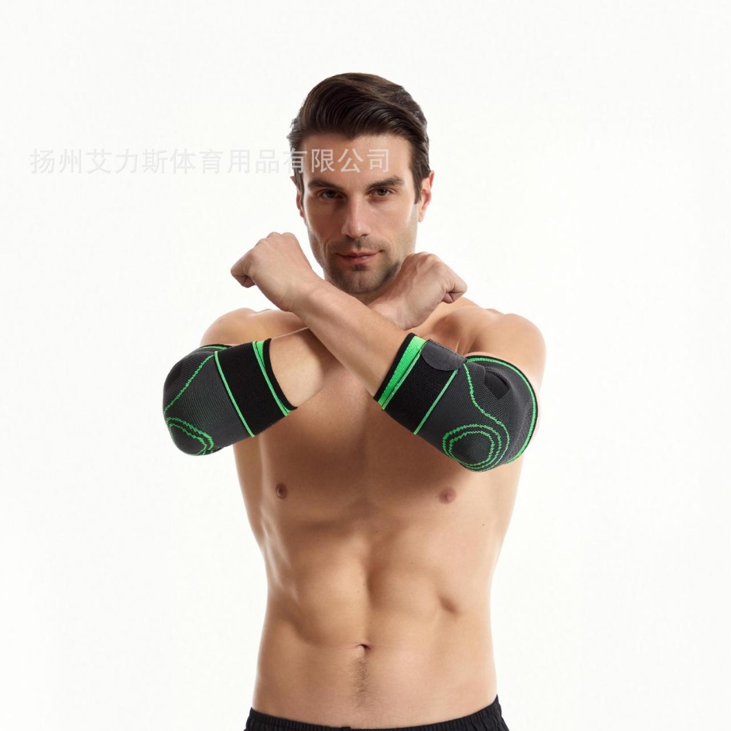 Sports elbow pad men's and women's joint sleeve arm elbow pad sheath tennis elbow bandage strap pressure winding fitness