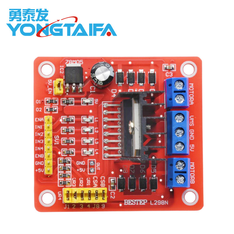 Brand New Original L298N Motor Driver Board Module/Stepper Motor/Robot/Smart Car Microcontroller