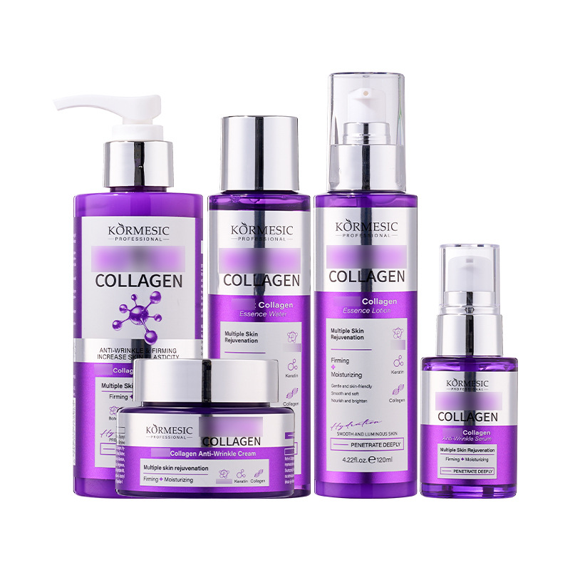 Kormesic Collagen Five-Piece Facial Skin Care Skincare Series Cross-Border Export Manufacturers Wholesale