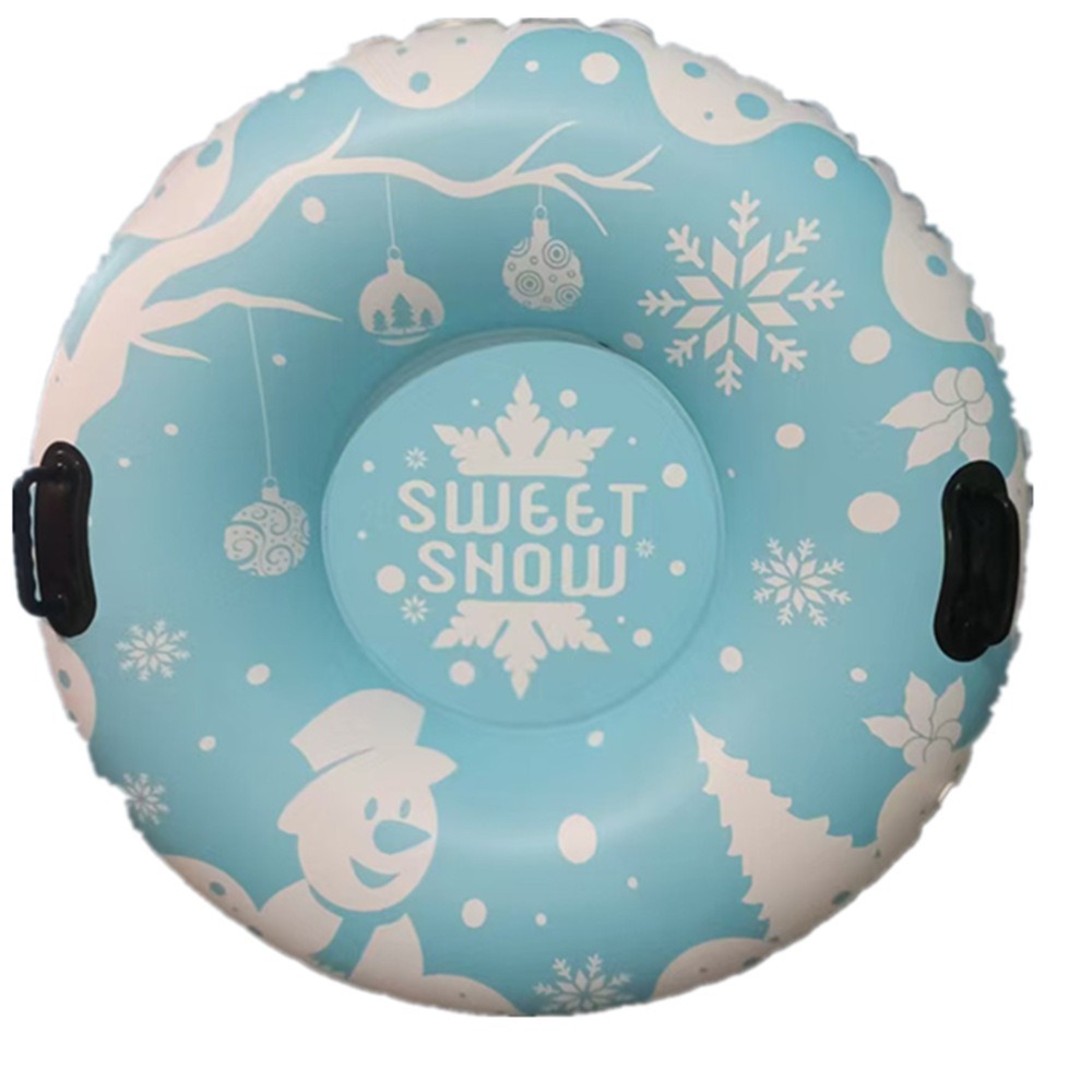 Source Manufacturer Supplies Inflatable Ski Ring Thickeneded Cold-Resistant Pvc Material Ski Tire at Minus 25 Degrees