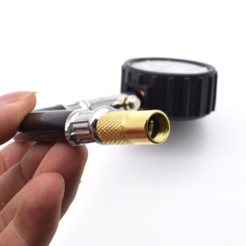 High-precision automobile tire pressure gauge multifunctional tire pressure gauge with deflated tire pressure gauge long hose mechanical tire pressure gauge monitor