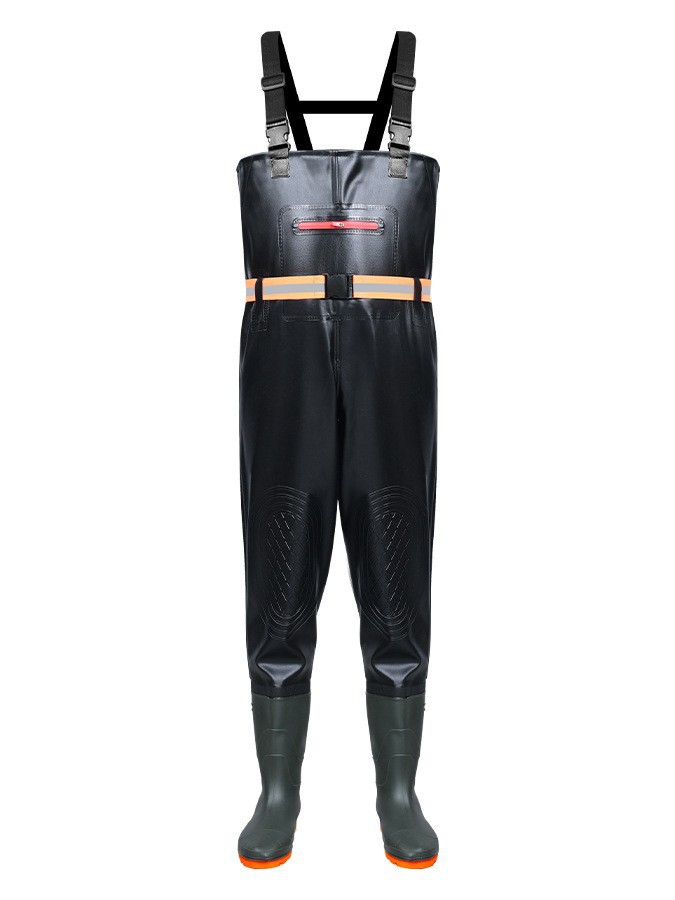 Water Pants Thickened Wear-resistant Rain Pants Water Pants Half-length Waterproof Fishing Clothes Water Shoes