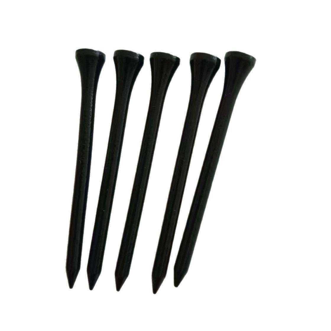 Black Golf Tee Golf Wooden Ball Tee Black Golf Spikes Black Wooden Tee Source Manufacturer