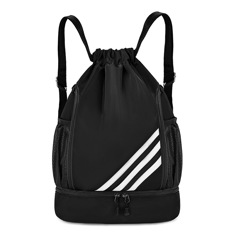 2025 New Basketball Bag Drawstring Casual Lightweight Large Capacity Dry and Wet Separation Multifunctional Outdoor Sports Backpack