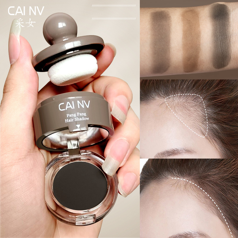 Артефакт для заполнения линии волос для женщин, водостойкий и потоотталкивающий, долговечный порошок для замены волос, покрывающий тени на лбу