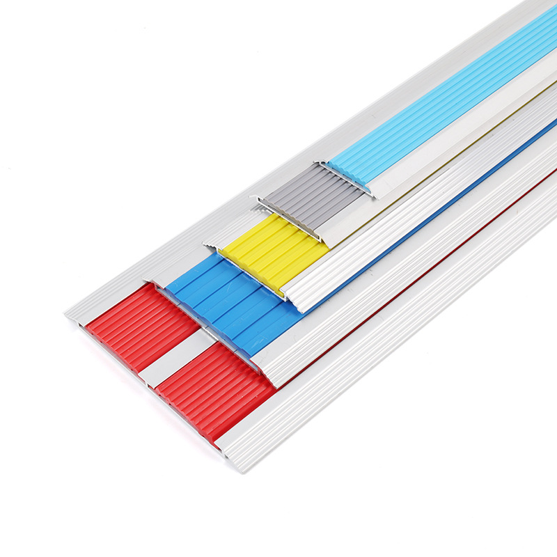 Aluminum Alloy Stair Anti-Slip Strips Kindergarten Flat Step Strips Flat Step Corner Protectors Metal Edge Wrapping