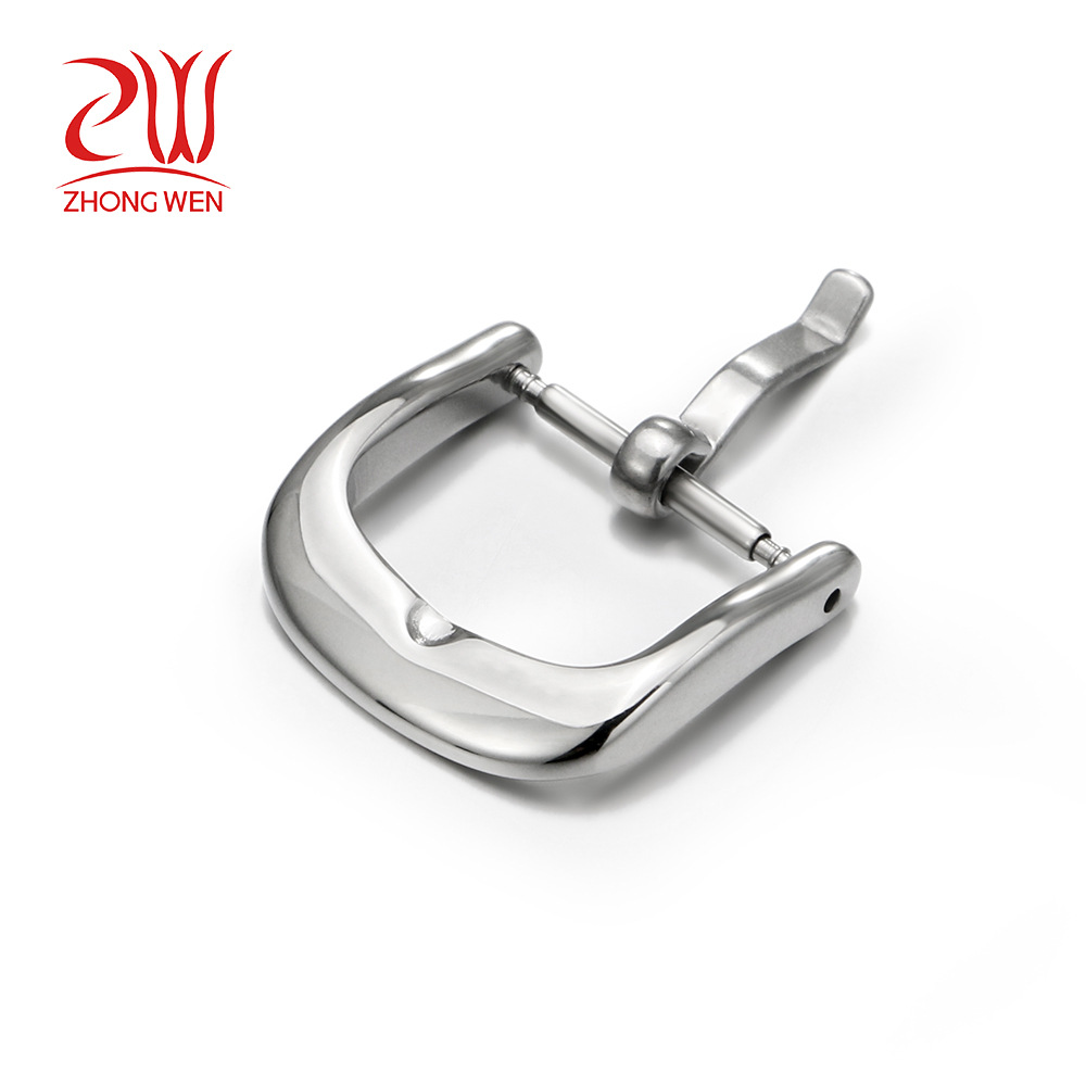 Source Factory Stainless Steel Watch Buckle Genuine Leather Watch Buckle Silicone Watch Strap Buckle Rubber Watch Strap Pin Buckle Watch Accessories