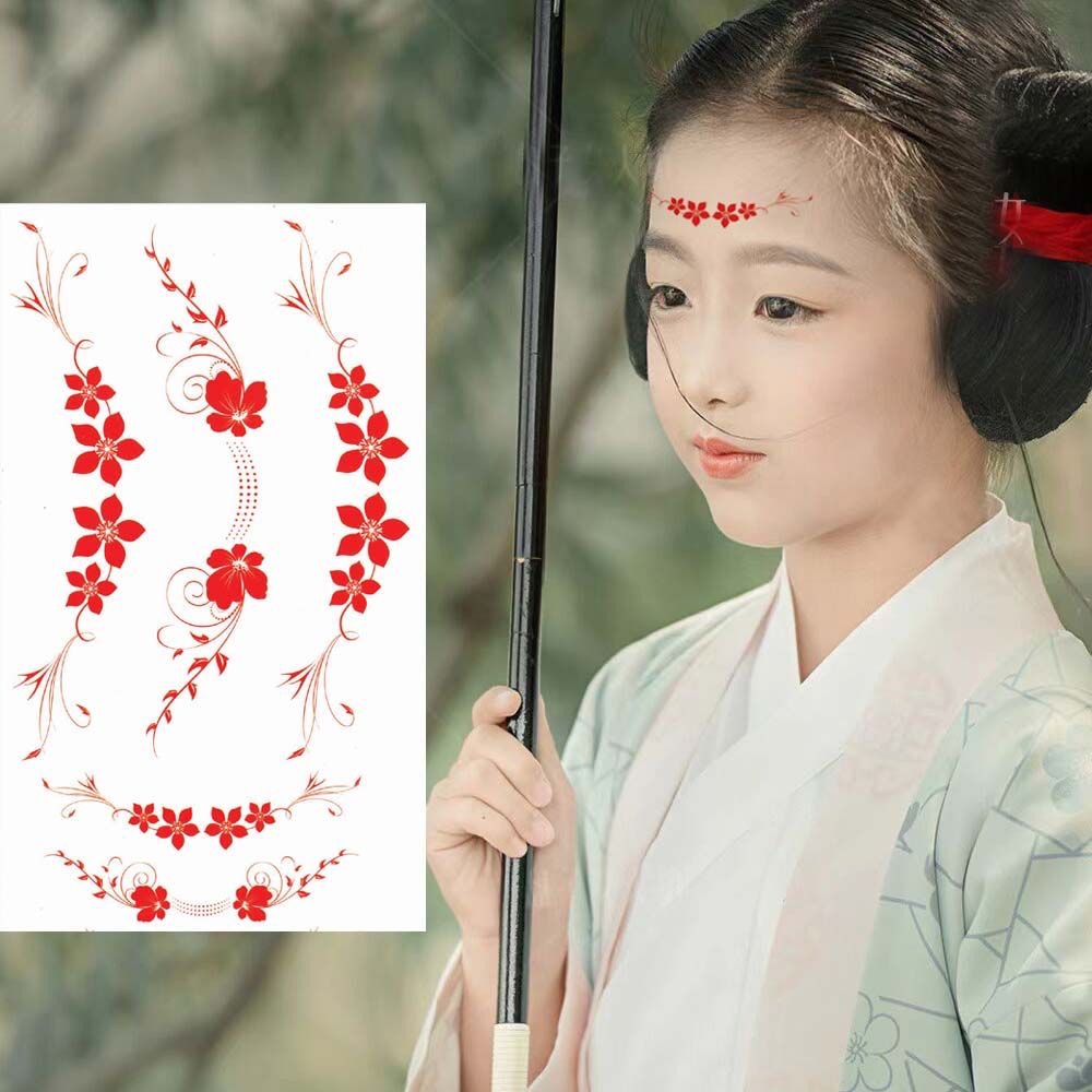 Eye corner stickers children's stage makeup eyebrow stickers eye tail stickers antique costume competition festival performance dance tattoo stickers