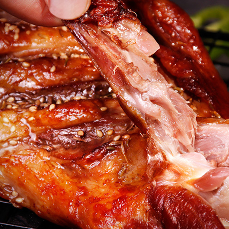 Inner Mongolia Roasted Lamb Legs Heated Ready-To-Eat Lamb Calf Fresh Mutton Cooked Food Hand-Shred Roasted Lamb Vacuum Packaging