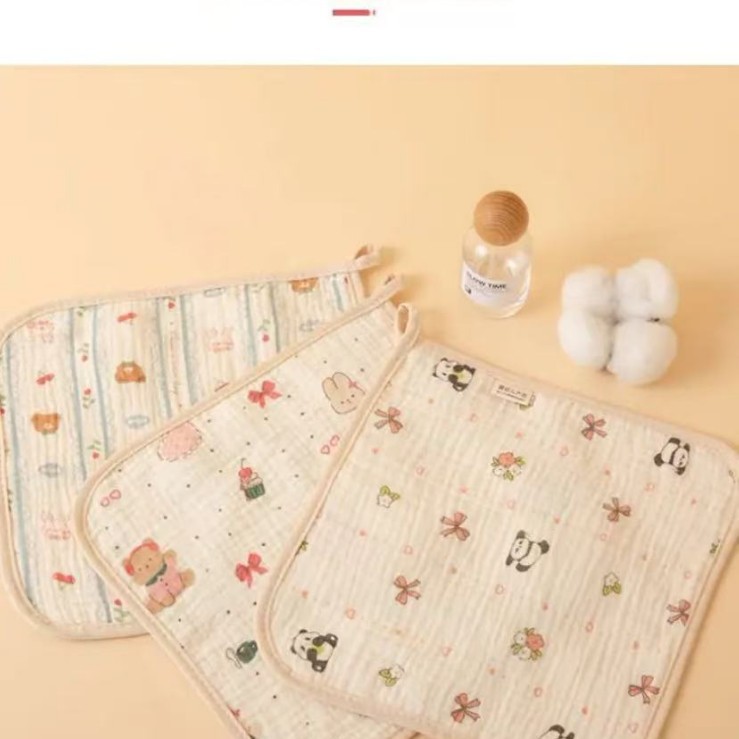 Pure Cotton Gauze Double-Layer Crepe 2m Wide Pleated Children's Clothing Fabric Pure Cotton Printed Fabric Pajamas and Pajamas Fabric