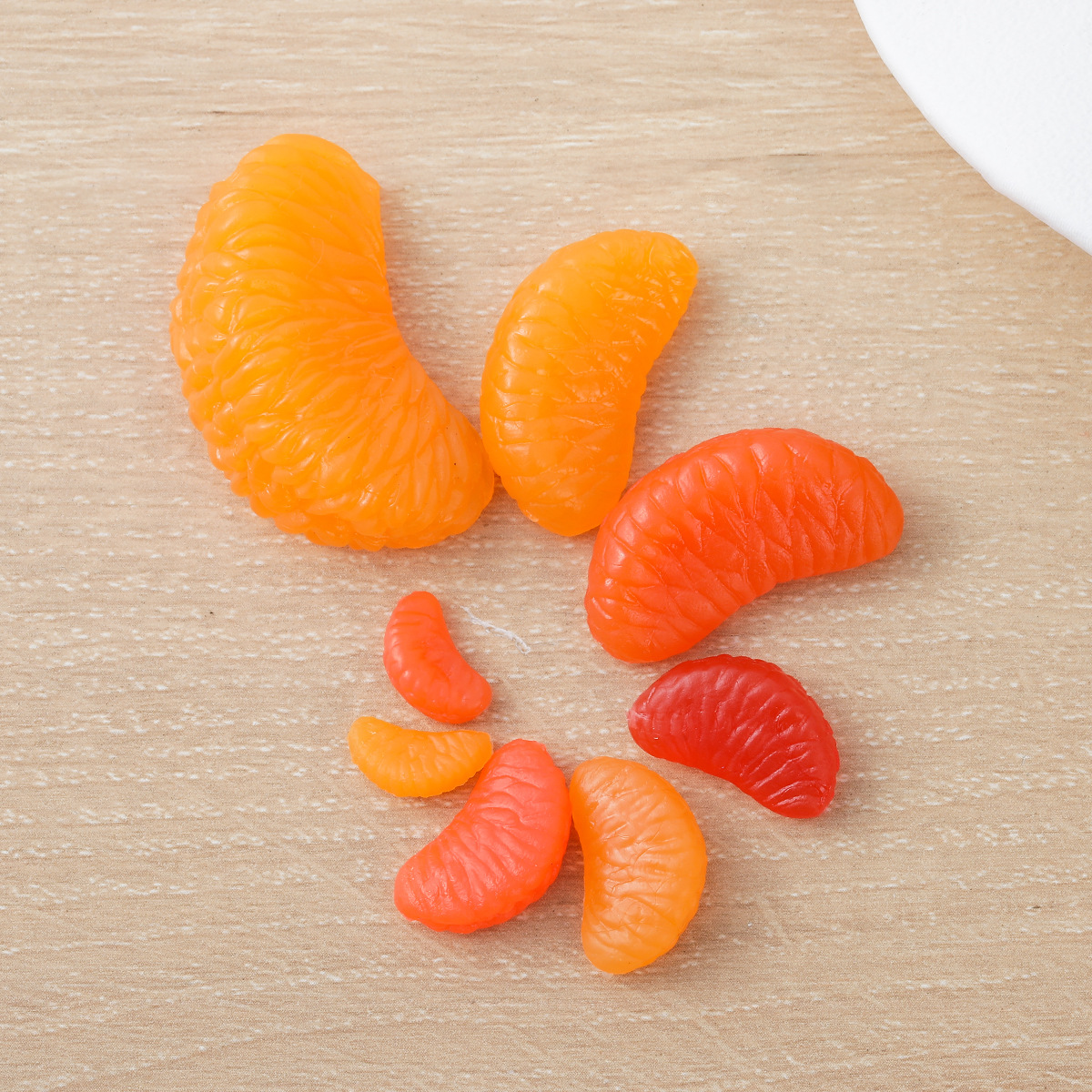 Simulated Fruit Orange Petals Orange Flesh Grapefruit Petal Model DIY Handmade Cream Glue Clay Accessories Mini Food Toys
