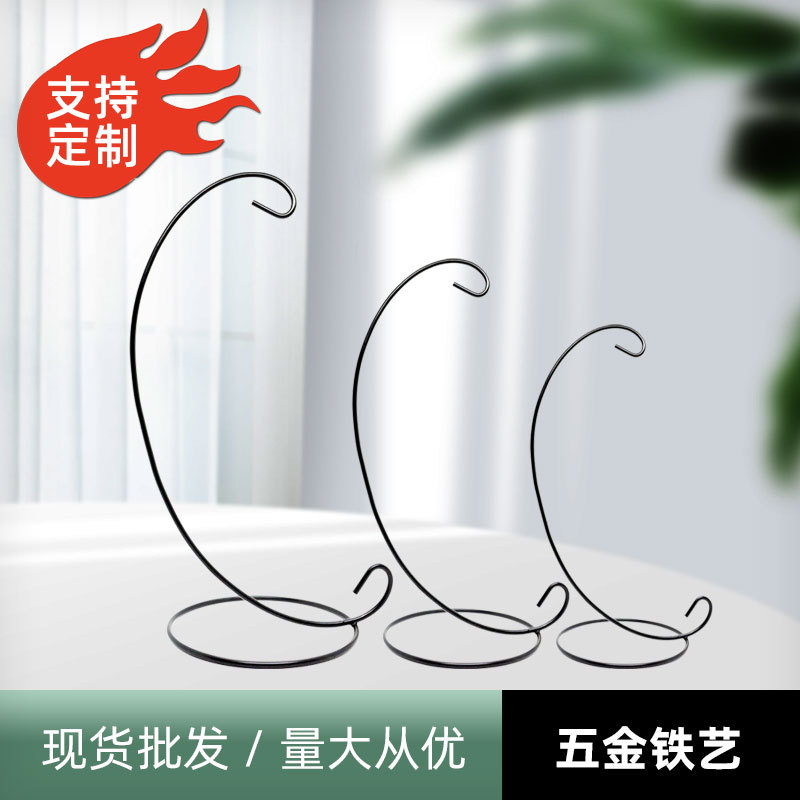 Подвесная корзина для микро-ландшафта кронштейн железный крюк кронштейн для микро-ландшафта экологическая бутылка подвесной крюк для растений железная стойка для бутылок