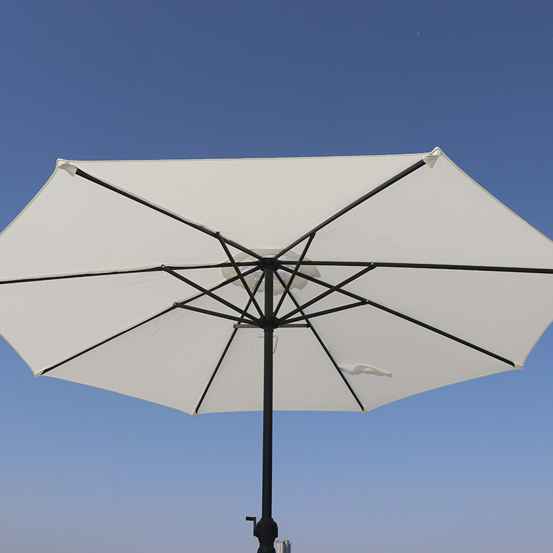 Outdoor Parasol Courtyard Umbrella Hand-cranked Mid-pillar Umbrella Straight Umbrella Beach Sun Umbrella Advertising Umbrella Stall Camping Umbrella
