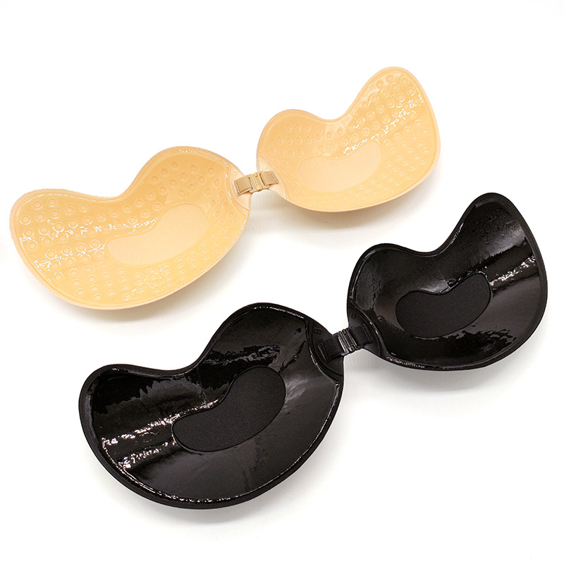 Strapless Bio-Glue Mango Cup Breast Patch Silicone Invisible Bra Push-Up Bridal Wedding Dress Breast Patch