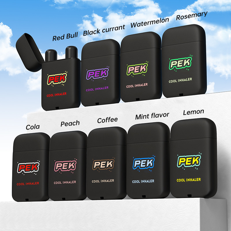 PEK Double-head Flip Nose Wind Oil Essence Anti-motion Sickness Driving Sleepy Nose Suction Cooling Oil Refresher and Refresher Cross-border