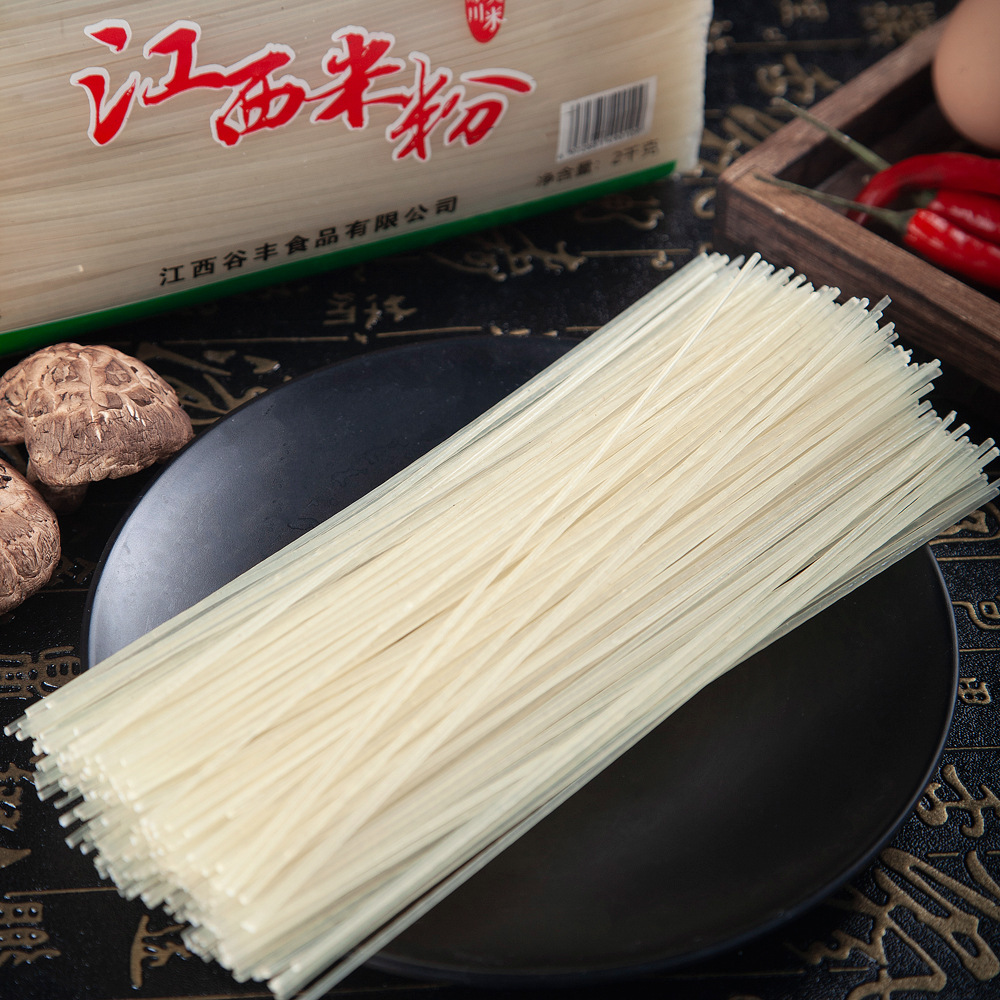 Factory wholesale Jiangxi rice noodles 4kg bags of Guilin rice noodles cross the bridge rice noodles fried noodles mixed with noodles noodles specialty