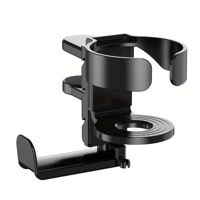 Hole-Free Multifunctional Table Cup Holder Headphone Holder Computer Desk Headphone Hanger with Drink Holder