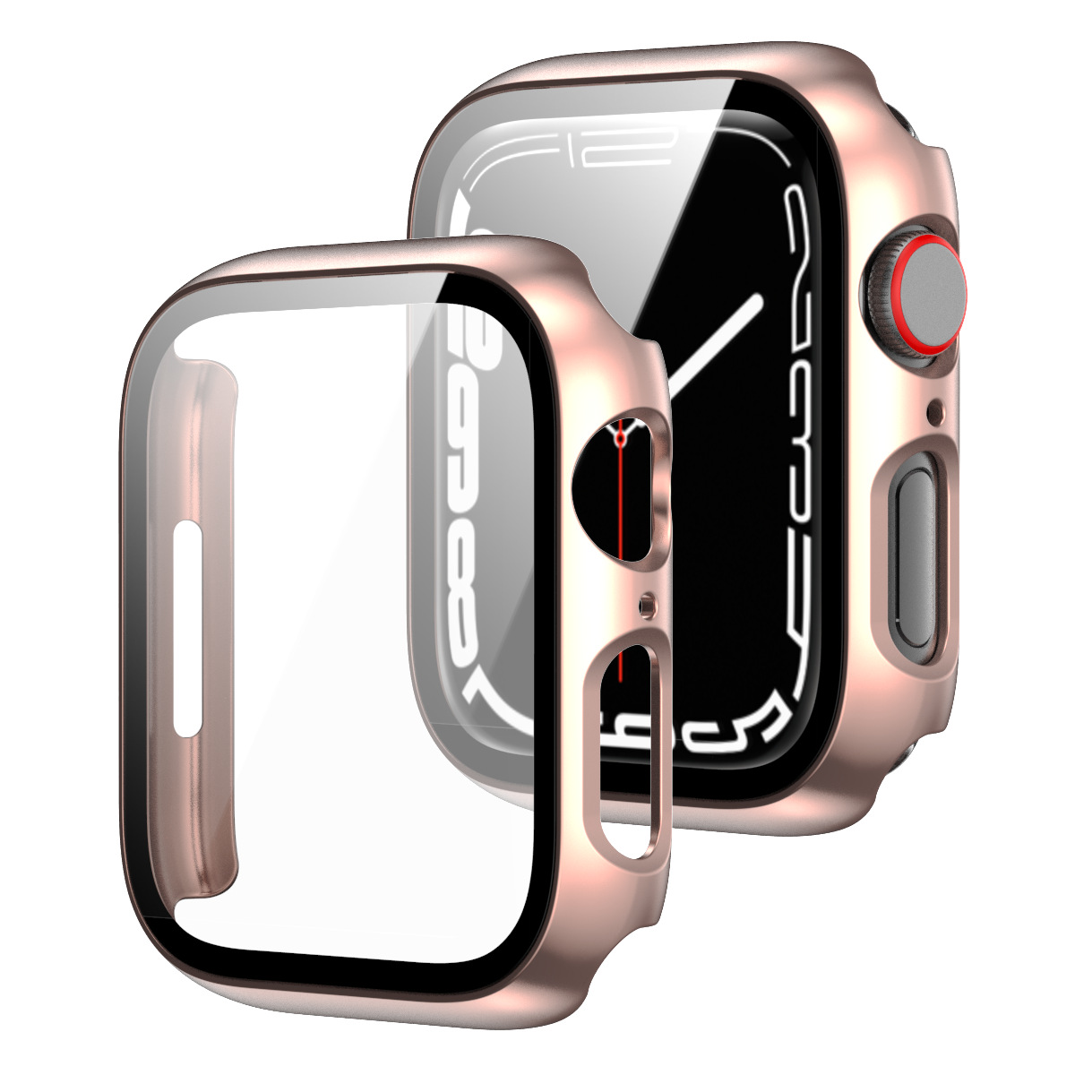 Suitable for Apple Watch Case Pc Integrated Case Apple Watch 10/9 Protective Cover iWatch Tempered Glass Film