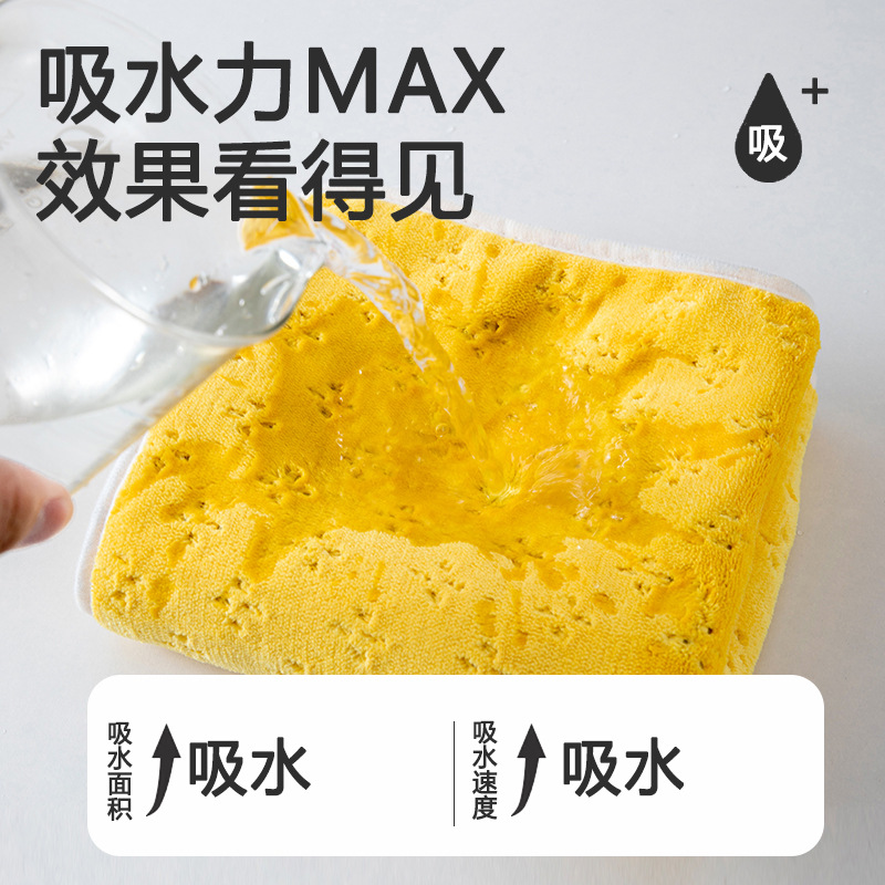 Manufacturer Wholesale Double-Sided Two-Color Coral Fleece Towel, Thickened, Enlarged, Soft, Breathable, Absorbent, Household Bath Towel