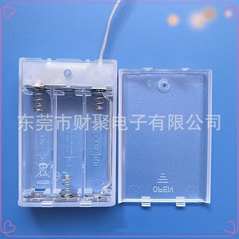 коробка для батарей 3AA 4.5V экологическая защита три пять