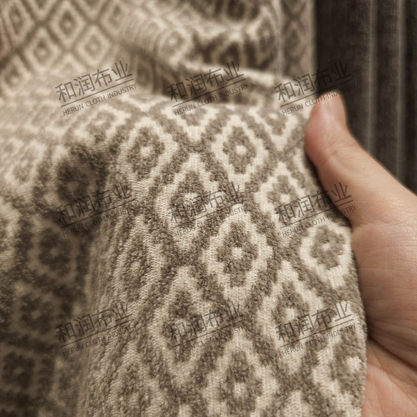 Modern Light Luxury Retro American Song-Style Aesthetic Chenille French Living Room Villa High-End Curtains Bedroom High-End