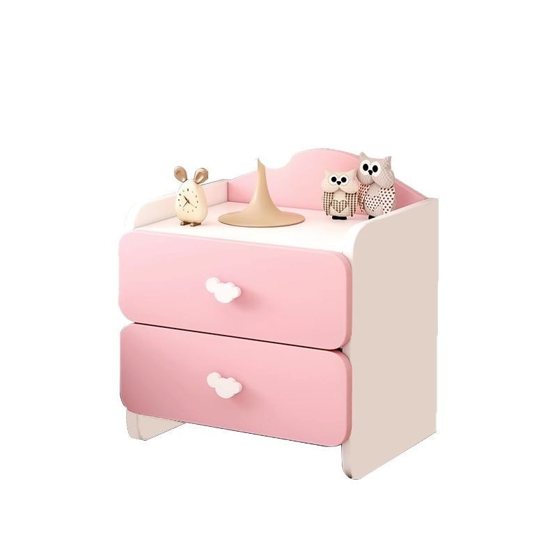 Children's Bedside Table Boy Girl Cartoon Pink Small Creative Storage Cabinet Cute Bedroom Simple Modern Cabinet