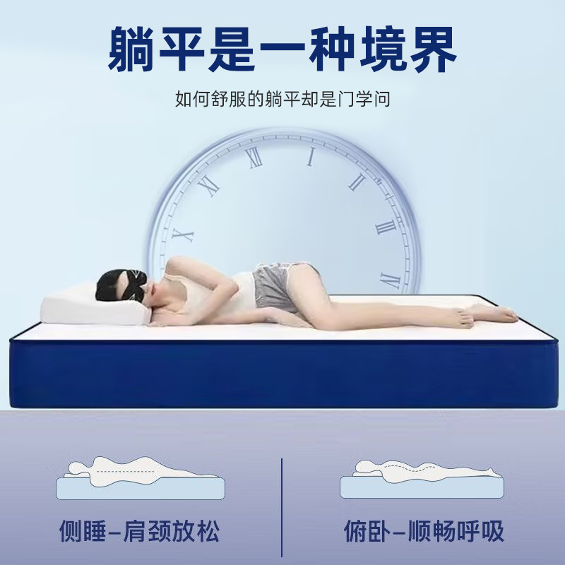 Cross-Border Independent Spring Mattress Hotel Project Compressed Roll-Packed Mattress Memory Foam Simmons Hilton Mattress