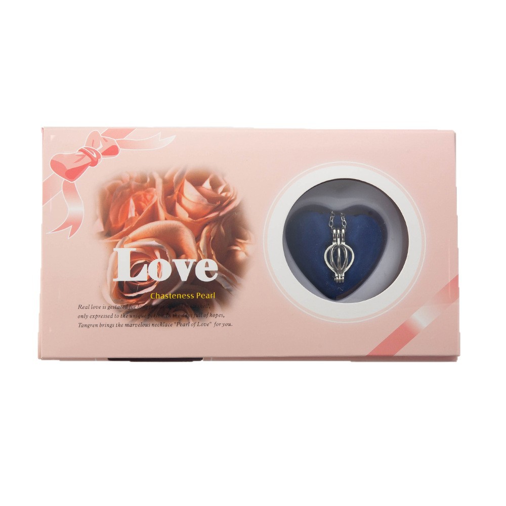 Pearl Clam Pendant Necklace Couple Creative Gift DIY Pearl Necklace Valentine's Day Gift for Friends Jewelry