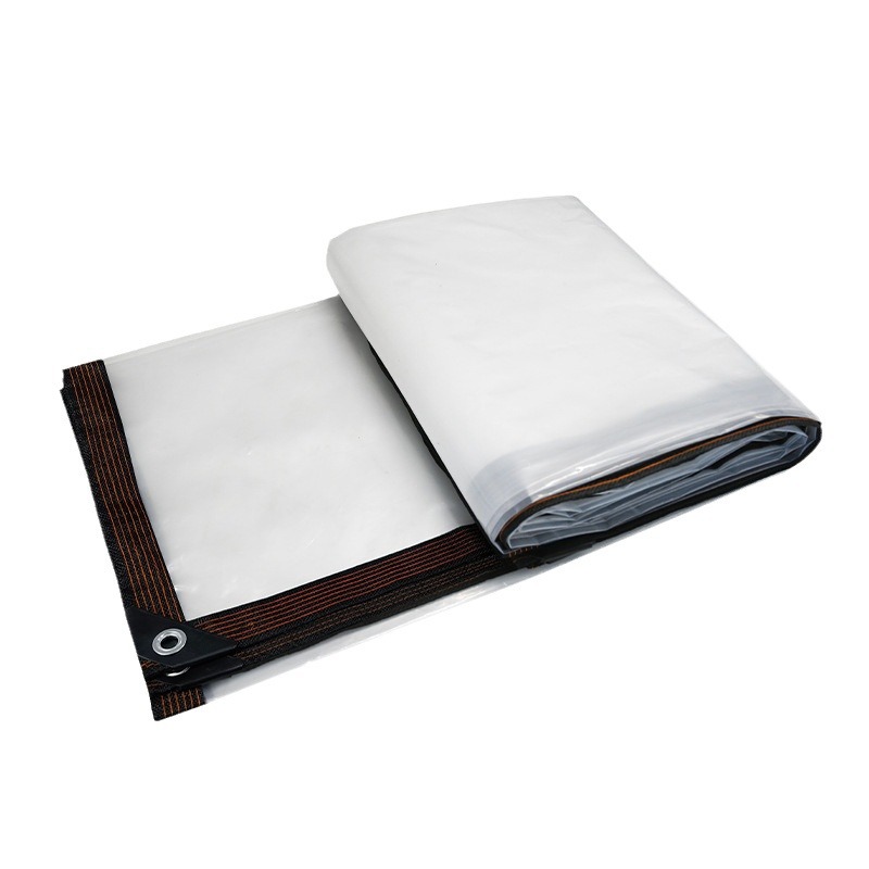 Plastic Film Transparent Thickened Edge Perforated Rainproof Cloth Thermal Insulation Film for Greenhouse Flower Flesh Waterproof Cold-proof Oil-proof Film