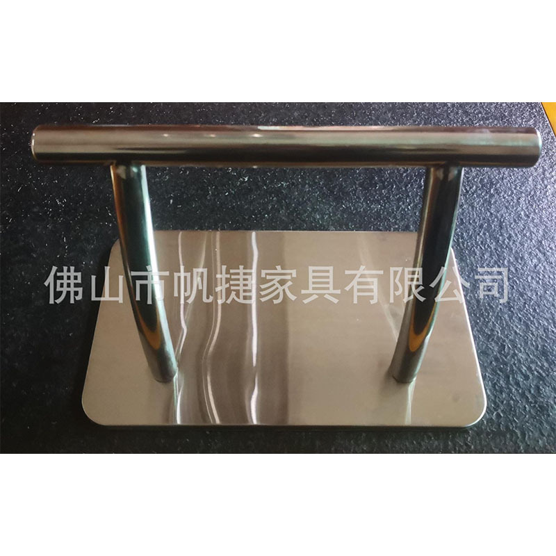Fanjie Beauty Industry Manufacturer Direct Sales Hairdressing Chair Accessories Stainless Steel Floor-Standing Footrest Detachable Hair Salon Hairdressing Chair Rotatable