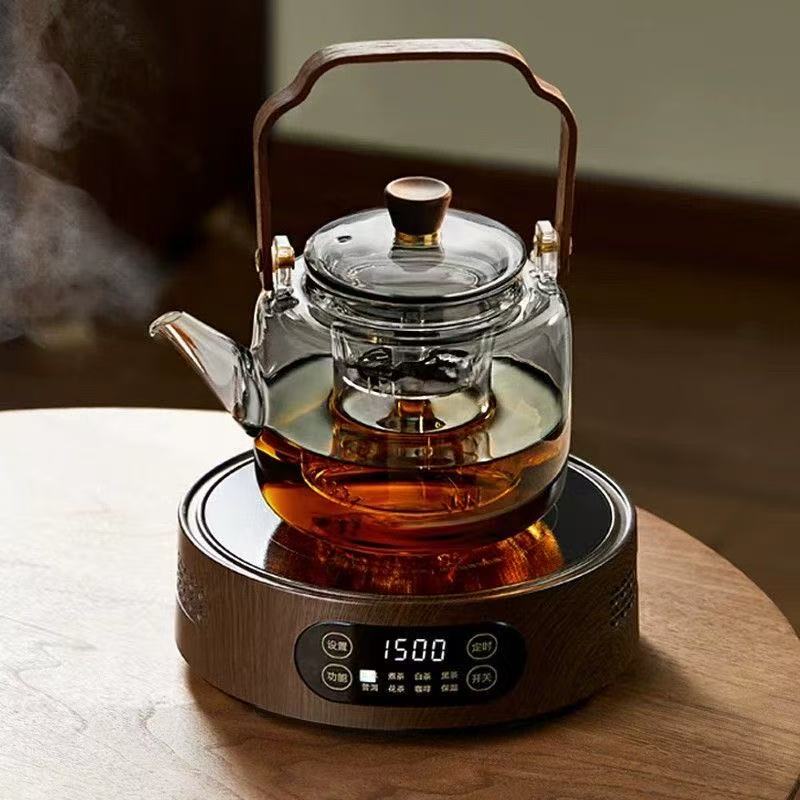 New Tea-Making Electric Ceramic Stove, High Temperature Resistant Tea-Making Device, Household Glass Kettle, Small Electric Stove Kettle, Kettle
