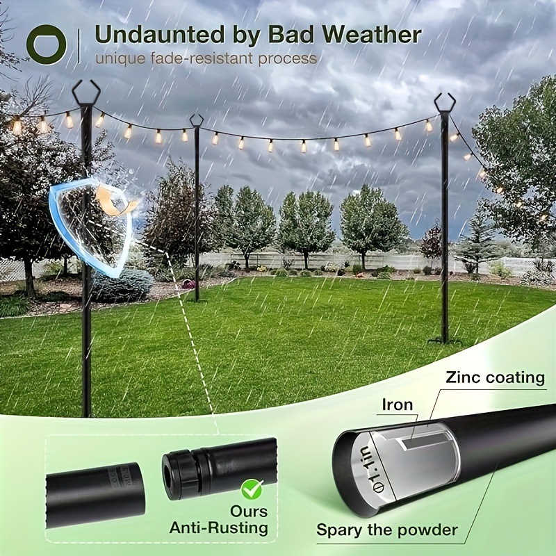 2026 New Cross-Border Dropshipping Cross-Border Metal Waterproof Light String Cross-Border Dropshipping