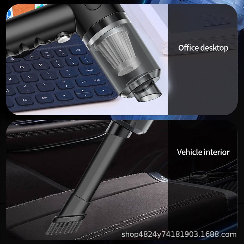 Direct Selling Blowing and Suction Dual-Purpose Wireless Handheld Vacuum Cleaner High-Power Car Vacuum Cleaner High Suction Car Home Charging