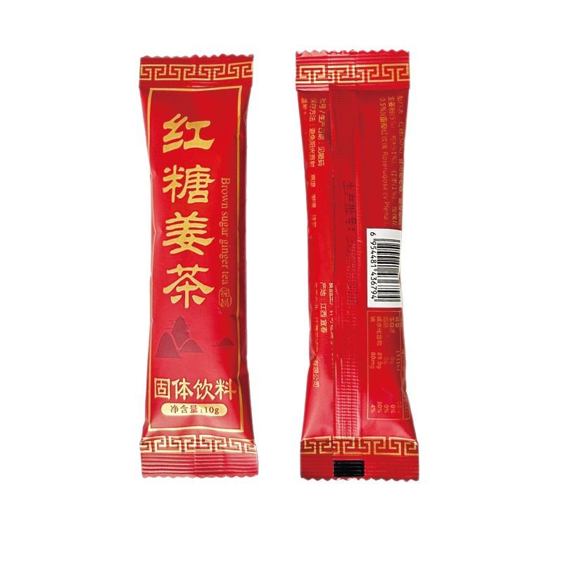 brown sugar ginger tea big aunt ginger tea 10g woman donkey-hide gelatin yangrong granules bulk instant portable strip naked strip batch
